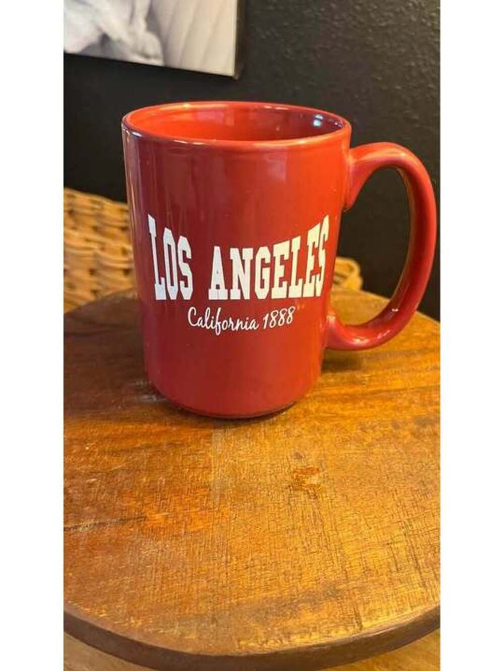 Los Angeles California Red Coffee Mug Souvenir Travel City Cup